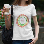 Freedom in White T-Shirt